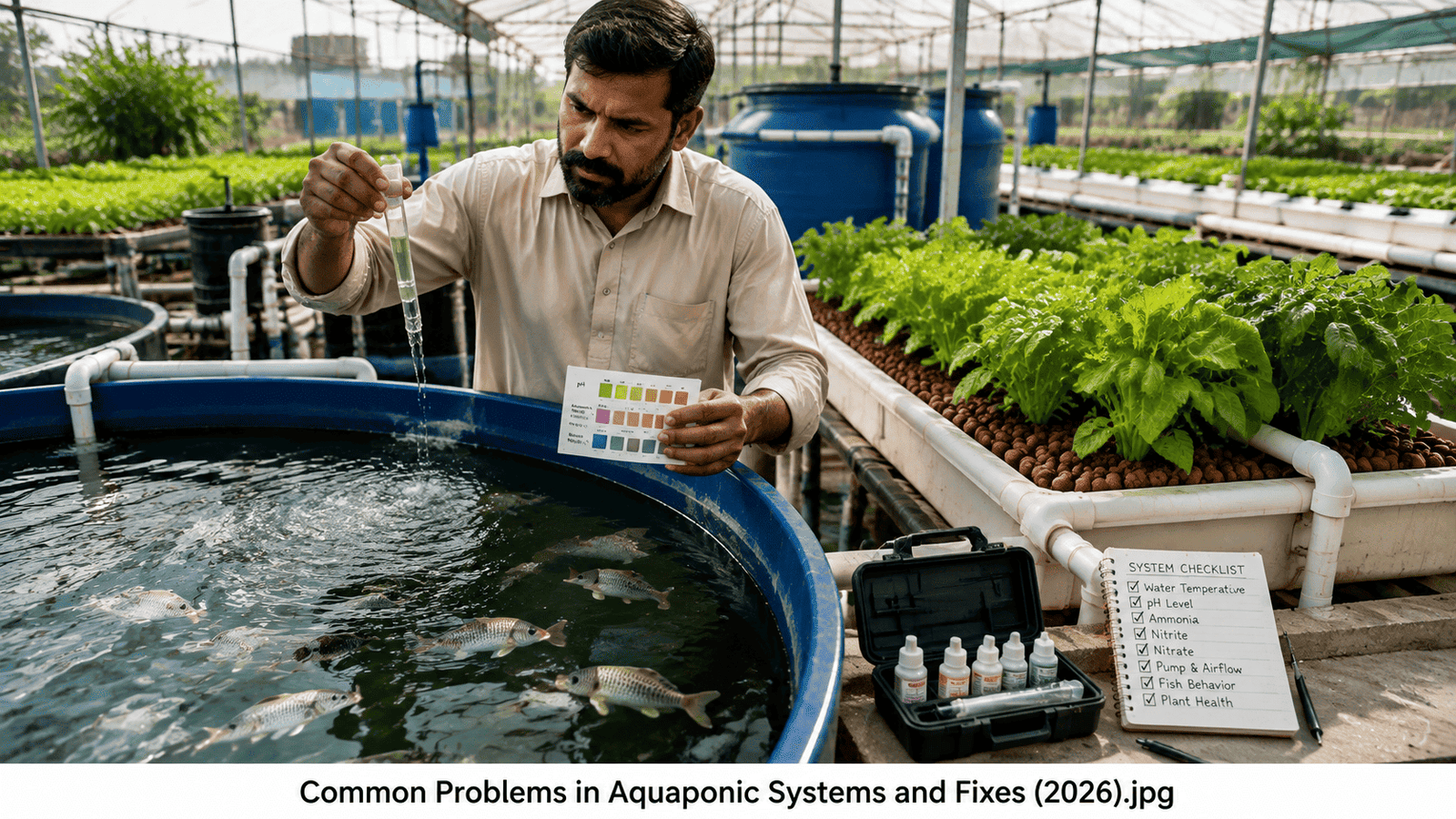 Common Problems in Aquaponic Systems and Fixes