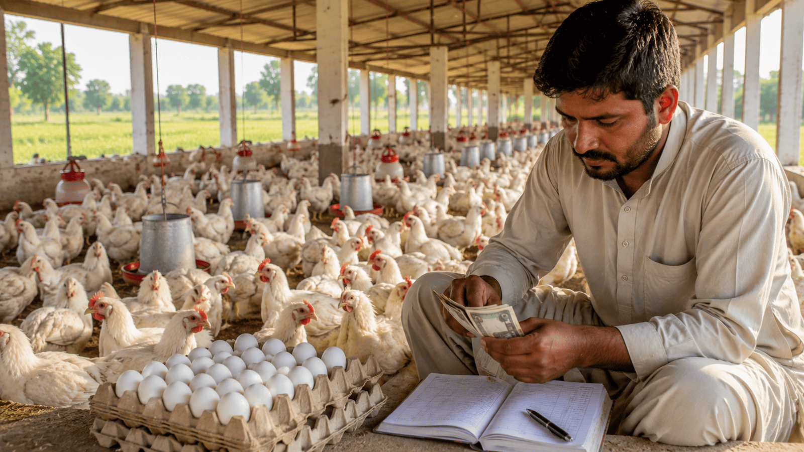 Poultry Feed Formulation for Maximum Egg Production