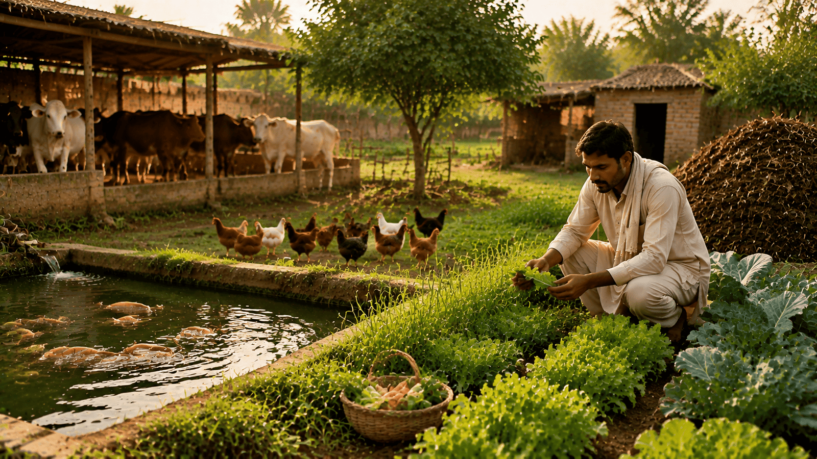 Setting Up Integrated Farming on a Small Landholding