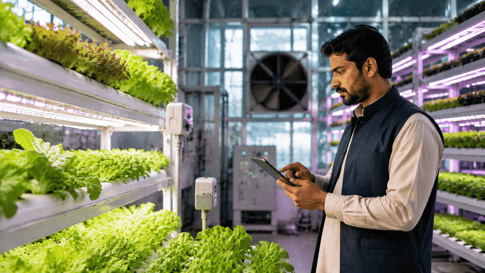 Small-Scale Vertical Farm at Home