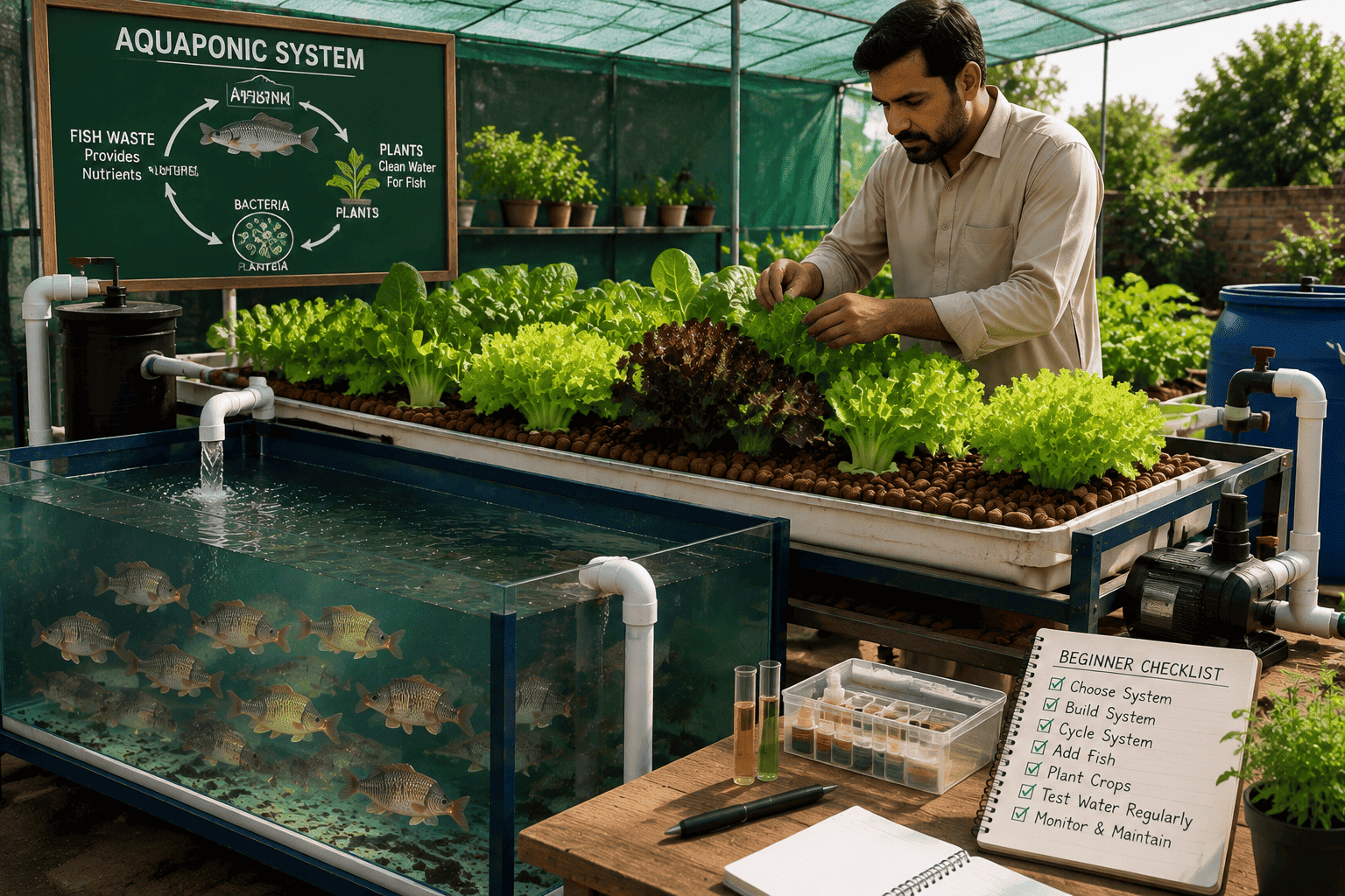 How to Start Aquaponic Farming for Beginners